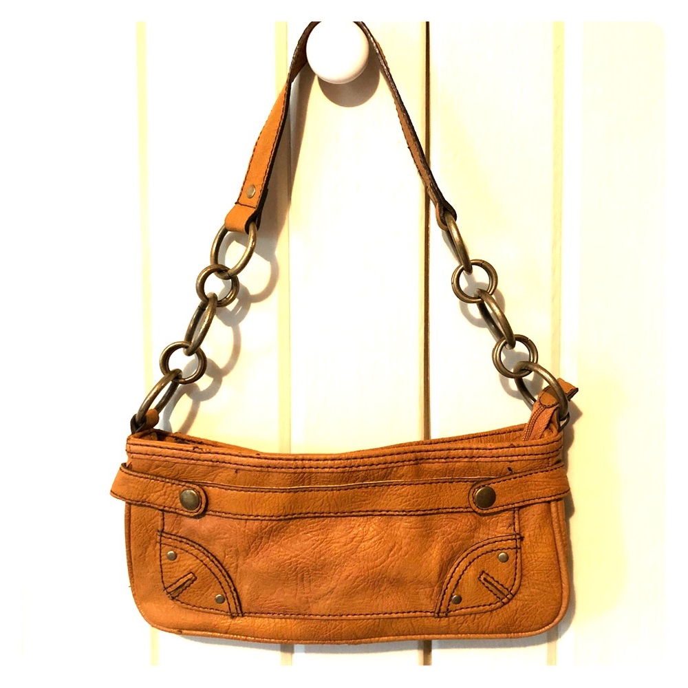 Brown n bronze bag